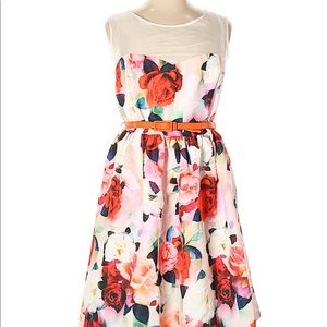 City Chic Floral Dress